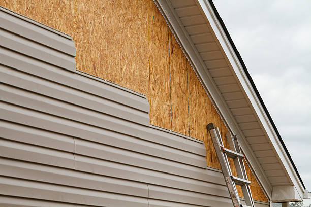 Professional Siding Repair technician working in Mount Gilead, OH